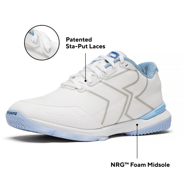 White & Light Blue