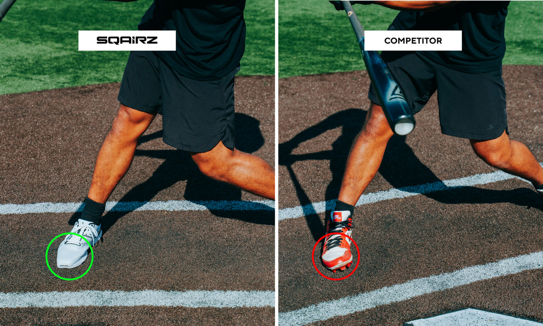 What happens when you switch to SQAIRZ baseball shoes?