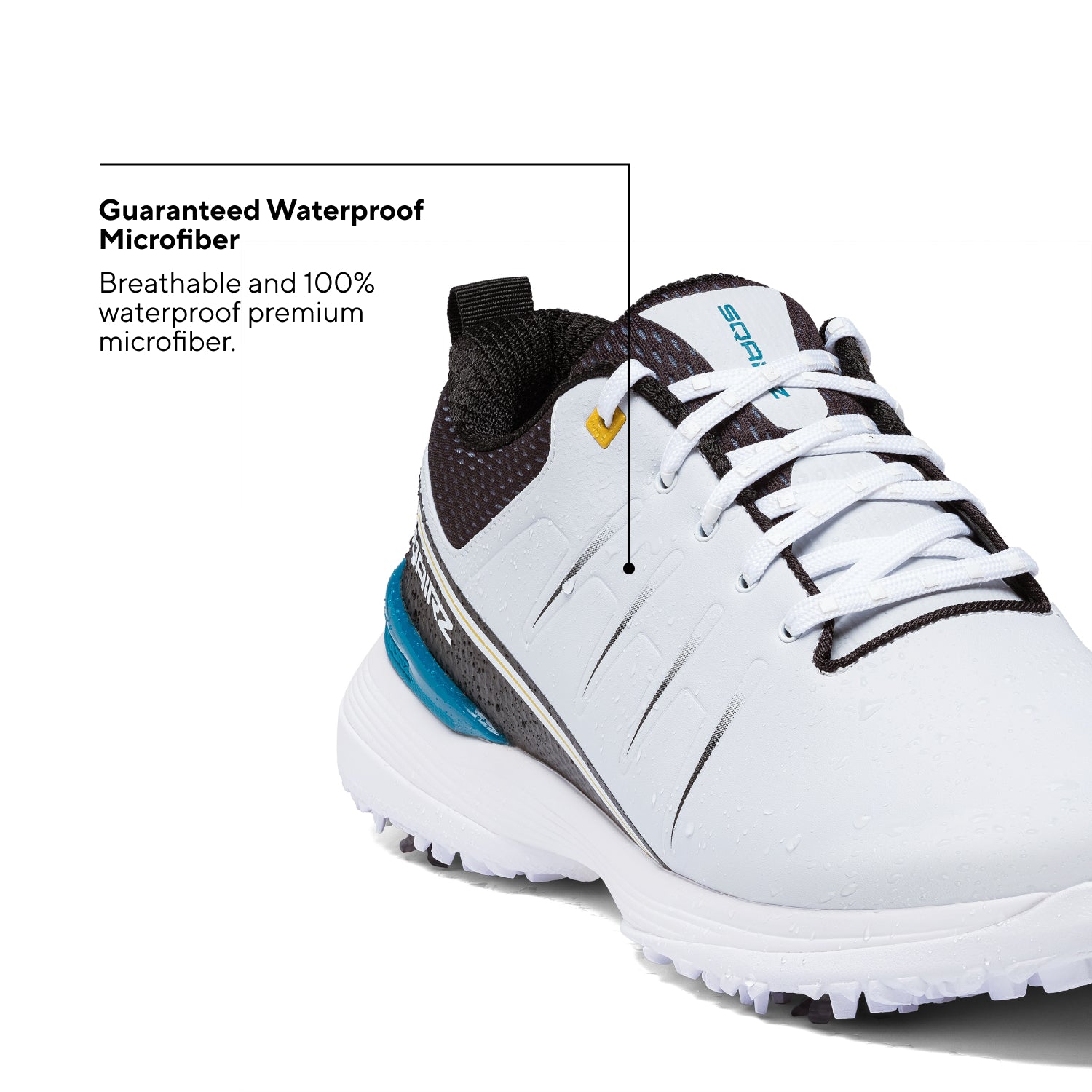 White & Teal
