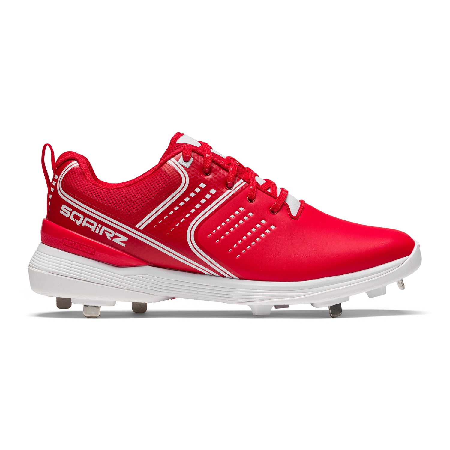 Red spike adidas cleats online