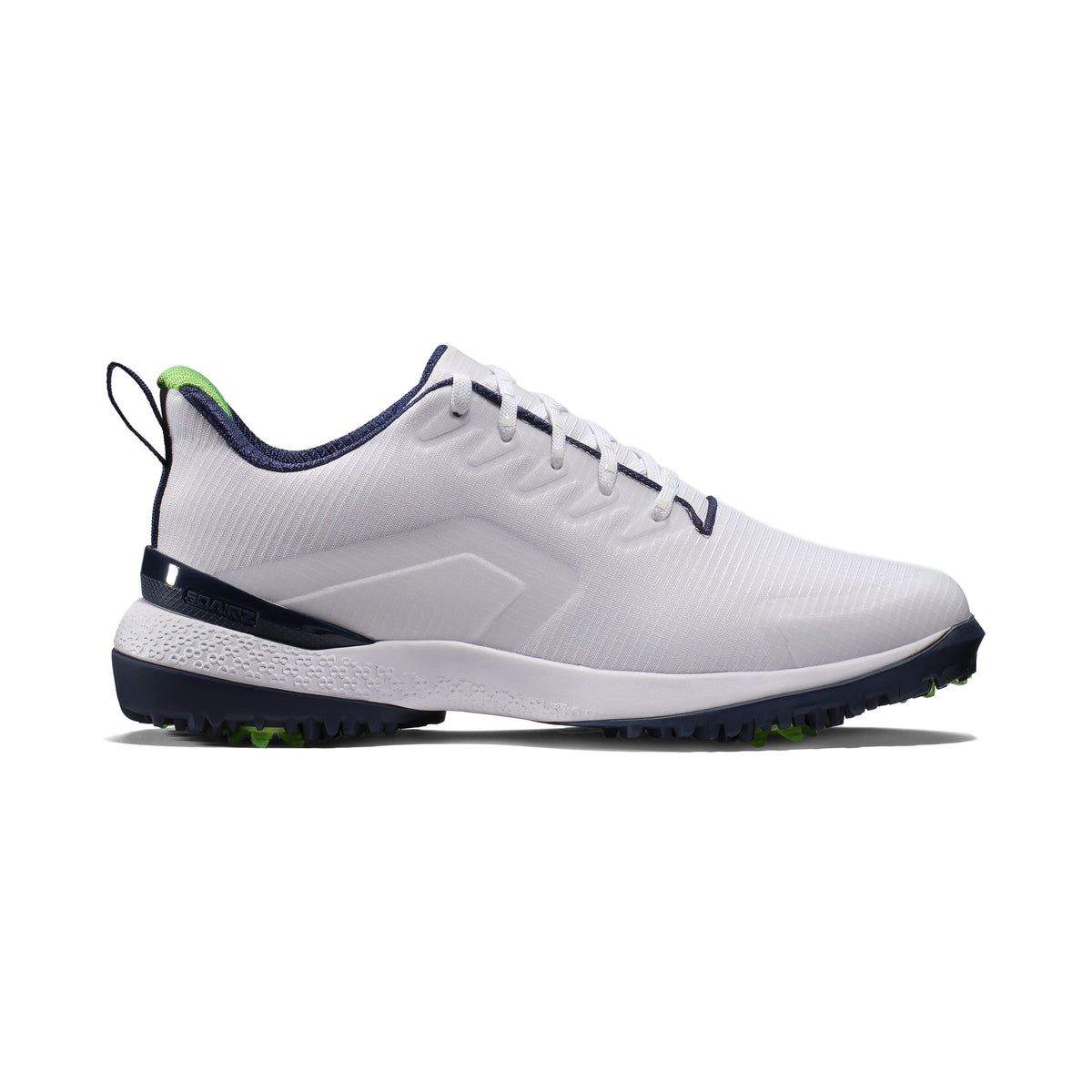 SALE Adidas FitRX 3D Fit Foam Golf Shoes Mens Sz 8 White Black Athletic Trainers Adidas FitRX 3D Fit Foam White Golf Shoes Men main image 2