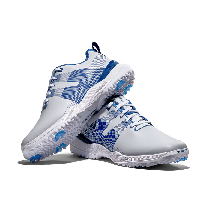White & Blue