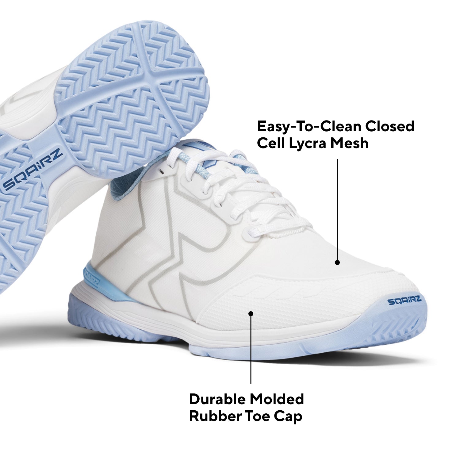 White & Light Blue